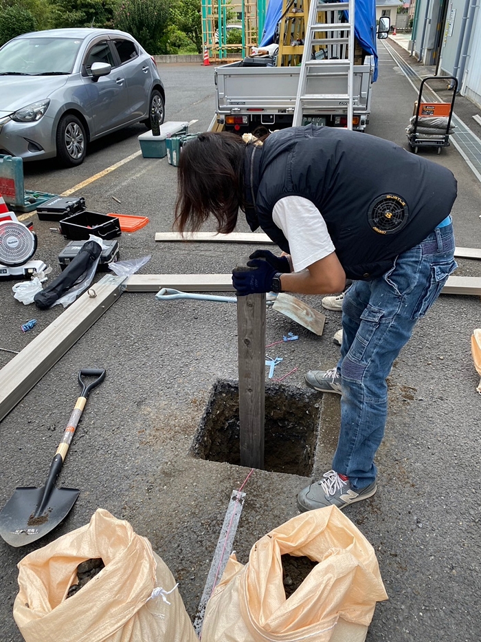 茨城県ひたちなか市カーポート取付／後付け実例紹介の施工事例