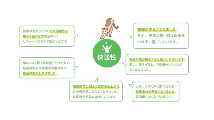 省エネリフォームを進めるメリット：快適な暮らしを実現できる